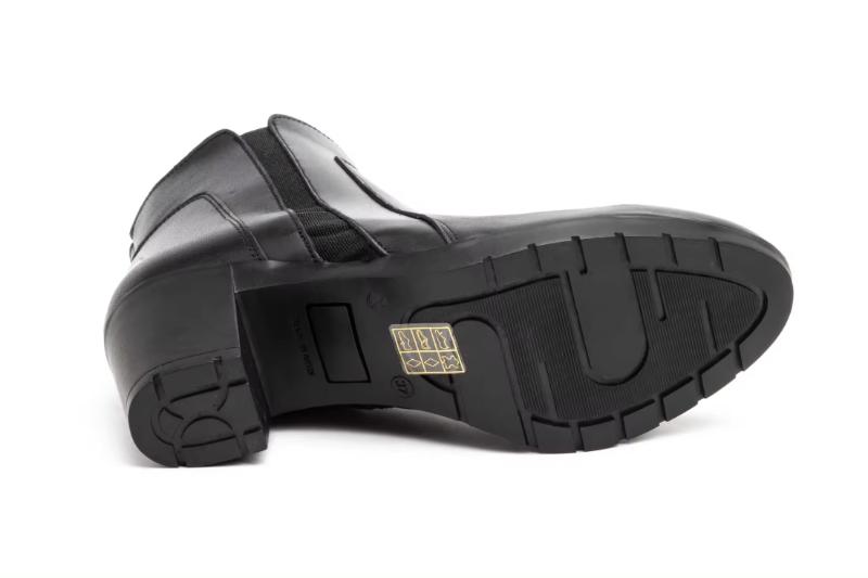Botines de piel para mujer con tacón medio y elásticos laterales Tallas 36 a 41 Modelo 8889 Jam 3 Botines de piel para mujer con tacón medio y elásticos laterales Tallas 36 a 41 Modelo 8889 Jam - Imagen 3