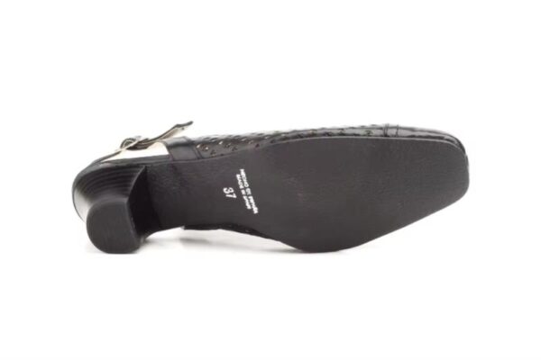 Zapatos de mujer de piel con tacón medio Hecho en España Ancho especial Tallas 36 a 41 Modelo 5209 Jam - Imagen 3