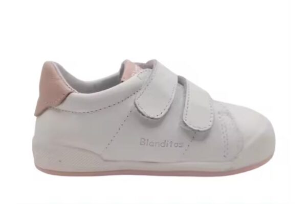 Zapatillas deportivas de piel modelo Londres Blanditos Tallas 19 a 26 by Crio`S - Image 4