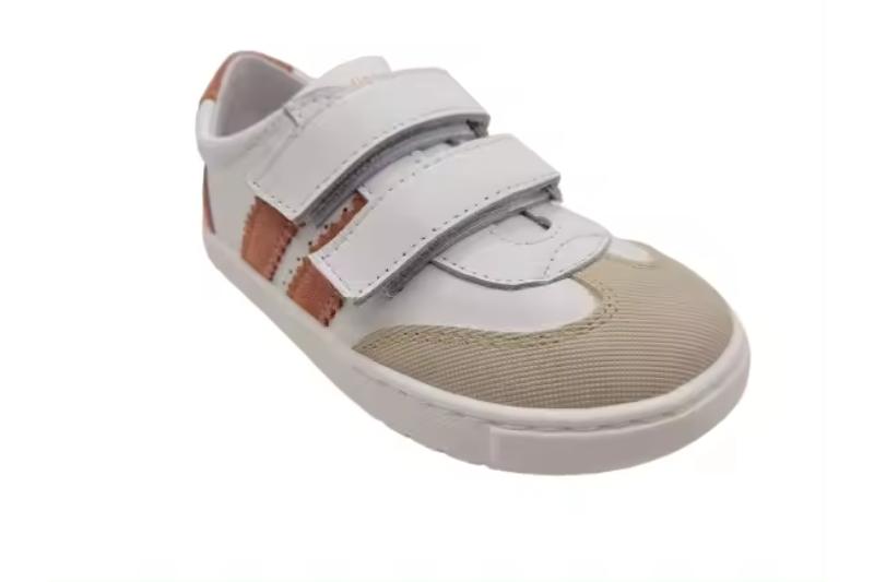 Deportivos respetuosos barefoot de piel Modelo Marea Blanditos Tallas 26 a 33 by Crio`S