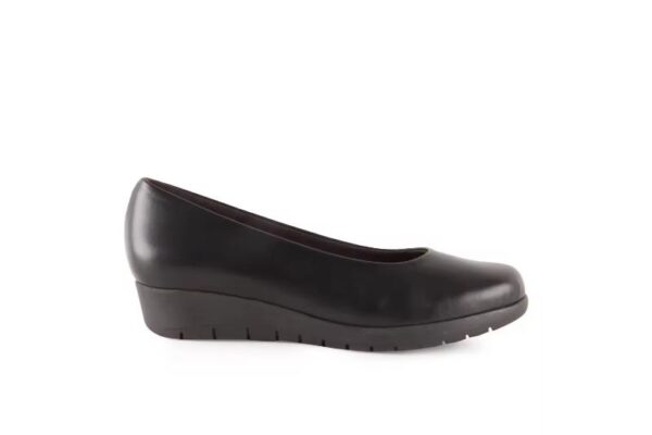 Zapatos de mujer con cuña cómodos de piel Calzado elegante y casual Hecho en España Tallas 35 a 41 Modelo 10557 Chamby - Imagen 2