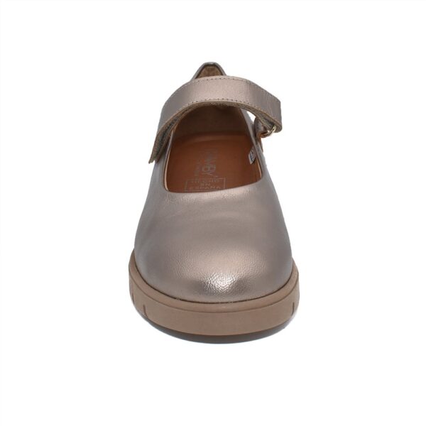 Merceditas de piel para mujer con plataforma cómoda Tallas 35 a 41 Modelo 1915 Chamby - Imagen 5