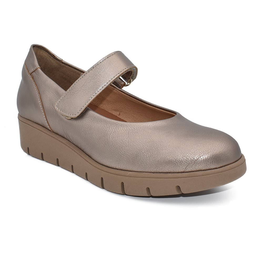 Merceditas de piel para mujer con plataforma cómoda Tallas 35 a 41 Modelo 1915 Chamby 2 Merceditas de piel para mujer con plataforma cómoda Tallas 35 a 41 Modelo 1915 Chamby - Imagen 2
