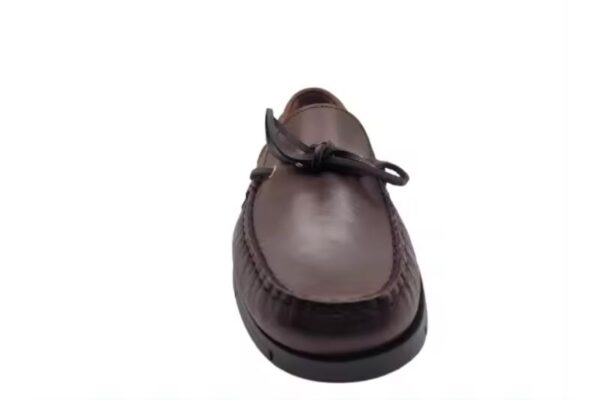 Zapatos náuticos de piel marrón con suela lisa Tallas 39 a 46 Modelo 2060 Sachini - Imagen 2