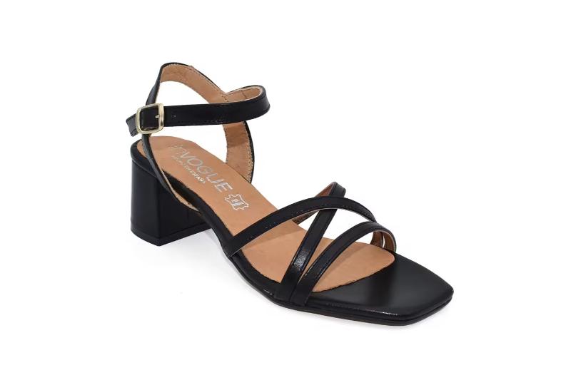 Tienda:Katosines Katosines Sandalias de tacón de piel plantilla acolchada Hecho en España Tallas 35 a 41 Modelo 235 Vogue