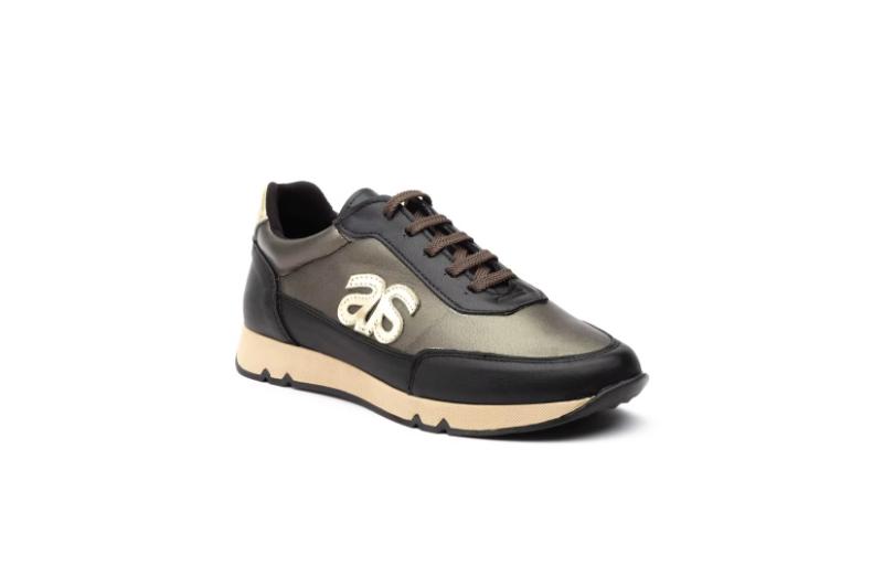 Zapatillas deportivas casual de piel para mujer con cordones Tallas 36 a 41 Modelo 3444 jam