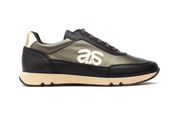 Zapatillas deportivas casual de piel para mujer con cordones Tallas 36 a 41 Modelo 3444 jam - Imagen 4