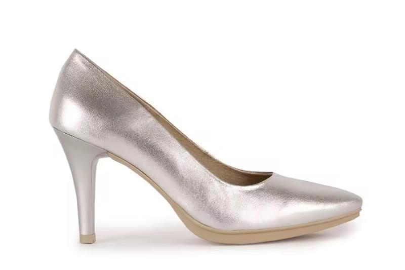 Zapato de salón con tacón alto plantilla Gel Hecho en España Tallas 35 a 41 Modelo 4365 Chamby