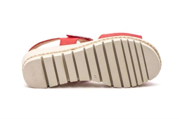 Sandalias de cuña para mujer con velcro Hecho en España Modelo E459 Tallas 36 a 41 Alto Estilo - Image 7