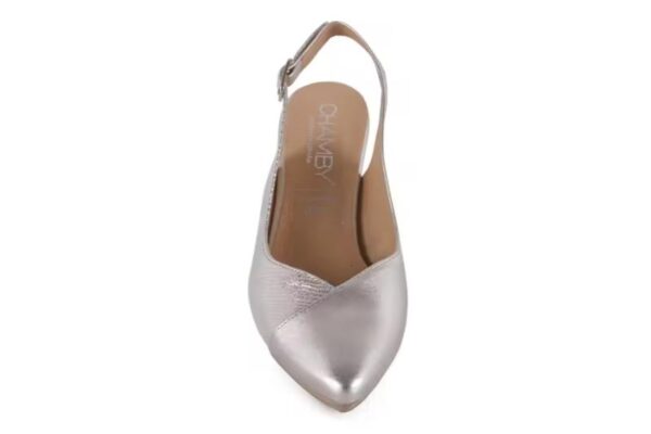 Zapatos de salón de mujer en piel con tacón plantilla Gel Hecho en España Tallas 35 a 41 Modelo 4893 Chamby - Imagen 2