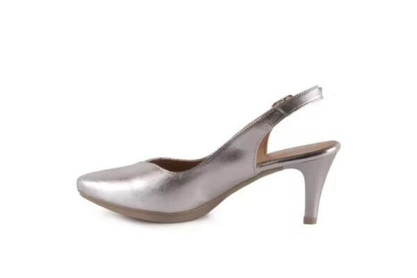 Zapatos de salón de mujer en piel con tacón plantilla Gel Hecho en España Tallas 35 a 41 Modelo 4893 Chamby - Imagen 4