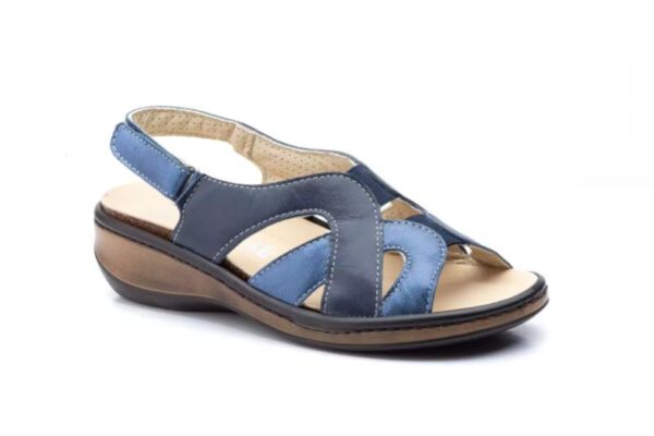 Sandalias cómodas de piel para mujer con pies delicados Modelo 5051 Jam - Image 4