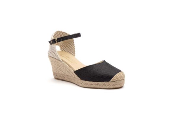Valencianas alpargatas de cuña con pulsera fabricadas en España Modelo 545803 Tallas 36 a 41 - Imagen 4