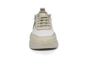 Zapatillas de piel para mujer con cremallera y cordones elásticos Hecho en España Tallas 35 a 41 Modelo 6090 Tekila 9 60904