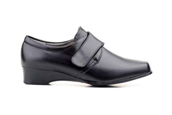 Zapato cómodo de señora con velcro Tacón bajo y diseño elegante Modelo 722 Tallas especiales 42 a 45 Jam - Image 4