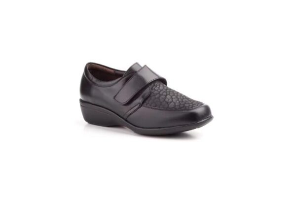 Zapatos cómodos de piel con velcro para mujer Tallas 36 a 41 Modelo 782 Jam