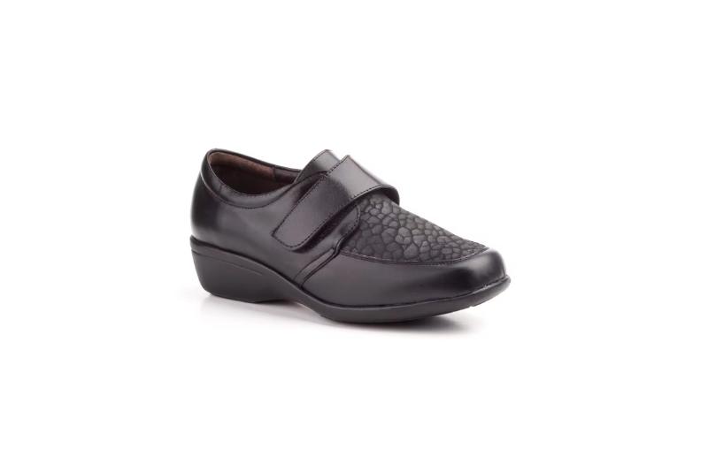 Zapatos cómodos de piel con velcro para mujer Tallas 36 a 41 Modelo 782 Jam