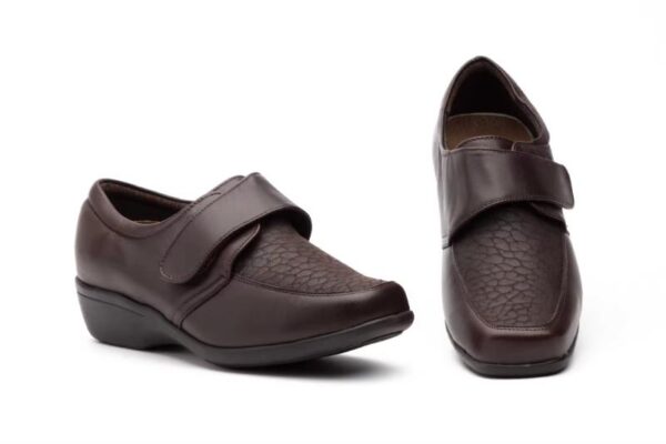 Zapatos cómodos de piel con velcro para mujer Tallas 36 a 41 Modelo 782 Jam - Imagen 4