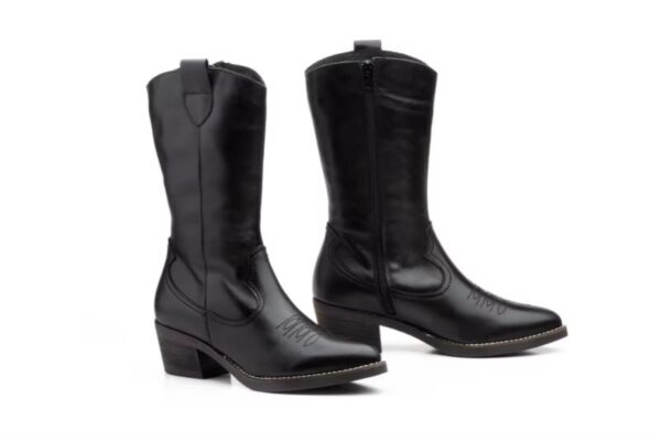 Botas cowboy campera altas de piel para mujer Tallas 36 a 41 Modelo 940 Par y medio