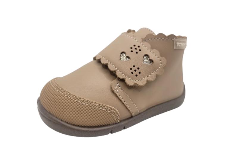 Botita respetuoso barefoot para niña de piel Modelo Maria Tallas 19 a 28 Titanitos