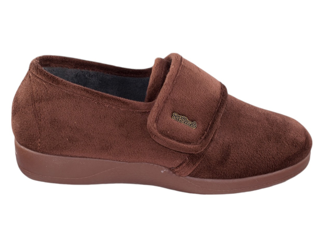 Zapatilla de casa de terciopelo con velcro para mujer Tallas 35 a 42 Modelo 1149 Sevillas 2 Zapatilla de casa de terciopelo con velcro para mujer Tallas 35 a 42 Modelo 1149 Sevillas - Image 2