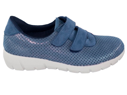 Zapatillas deportivas de mujer con doble velcro Tallas 35 a 43 Modelo 2550PX Sevillas 2 Zapatillas deportivas de mujer con doble velcro Tallas 35 a 43 Modelo 2550PX Sevillas - Imagen 2
