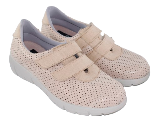 Zapatillas deportivas de mujer con doble velcro Tallas 35 a 43 Modelo 2550PX Sevillas