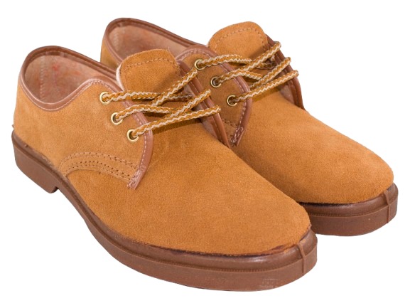 Zapato de serraje para hombre color arena con cordones Tallas 39 a 46 Modelo 306 Sevillas