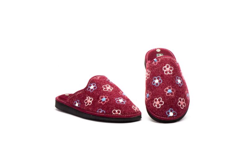 Zapatillas de casa para mujer con flores Hecho en España Tallas 36 a 41 Modelo 3378 Jam