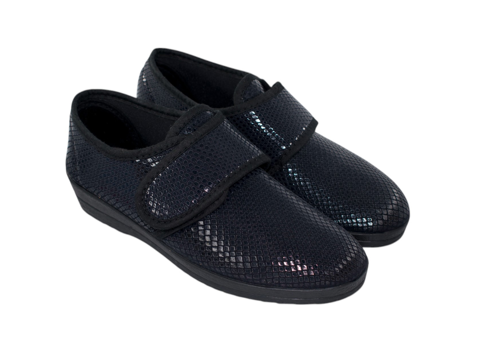 Blucher de lycra con velcro fantasía “Espejo” para mujer Tallas 35 a 41 Modelo 49902 Sevillas