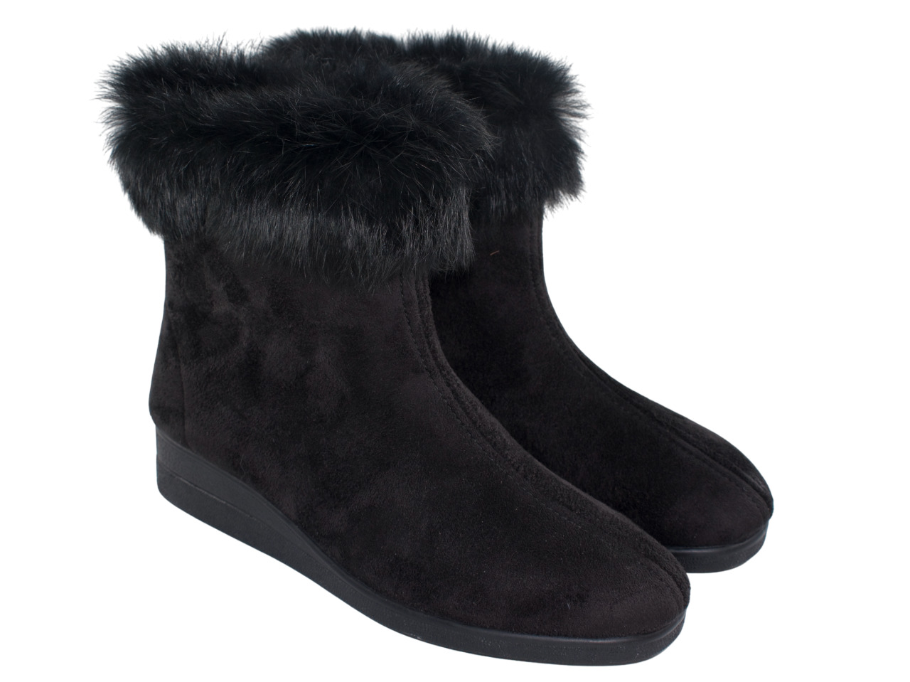 Botas BAMARA con cremallera y forro de pelo para mujer Tallas 35 a 41 Modelo 6270 Sevillas