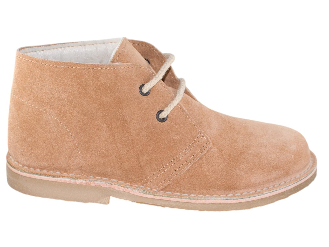 Bota de serraje afelpado con forro borreguillo para niño y niña Tallas 16 a 33 Modelo 807-FB Sevillas