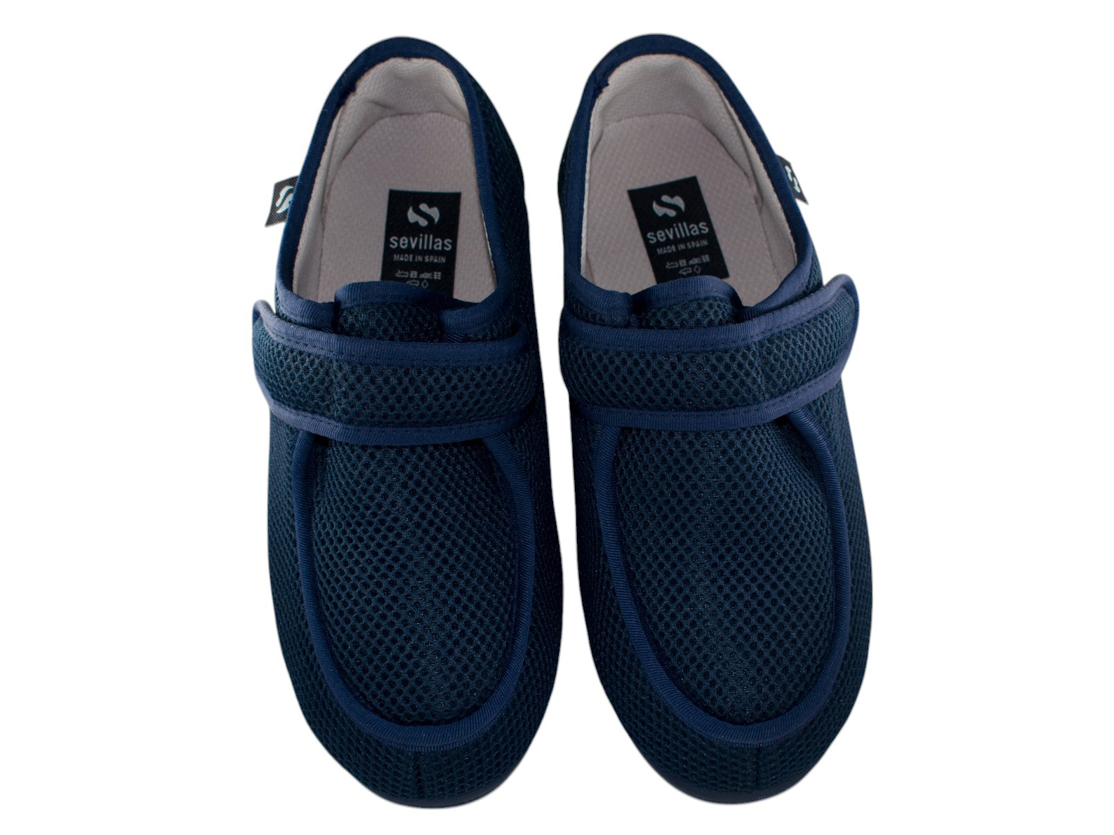 Zapatillas anchas especiales de rejilla para mujer y hombre con velcro Tallas 36 a 48 Modelo Wallaby Sevillas 3 Zapatillas anchas especiales de rejilla para mujer y hombre con velcro Tallas 36 a 48 Modelo Wallaby Sevillas - Image 3