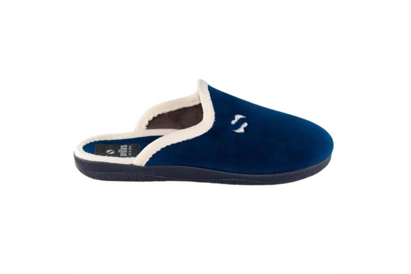 Zapatillas de estar por casa abiertas para mujer de terciopelo Hecho en España Tallas 35 a 42 Modelo X5 Sevillas