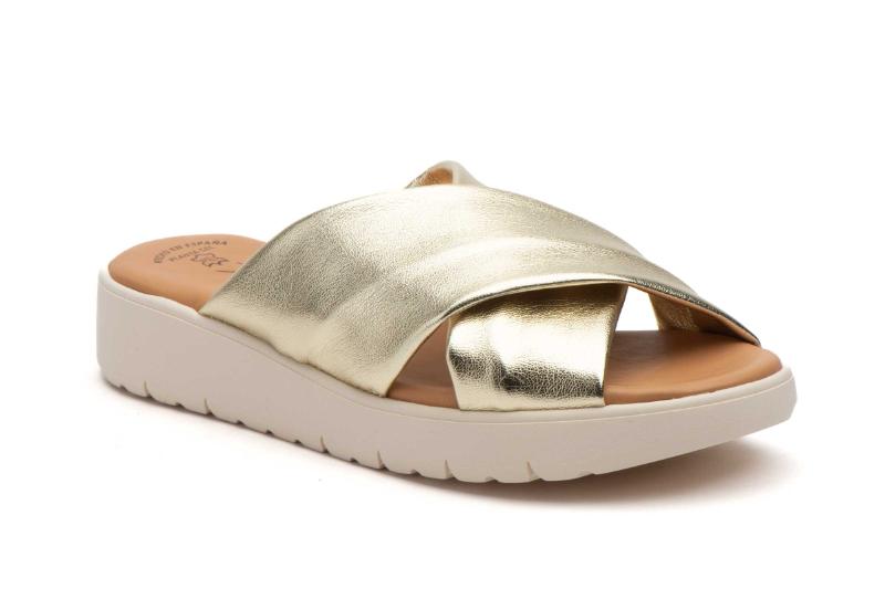 Sandalia pala de piel cómoda para mujer Tallas 36 a 41 Hecho en España Modelo 5272 Xbonita