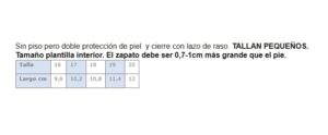 GUIA DE TALLA 7020