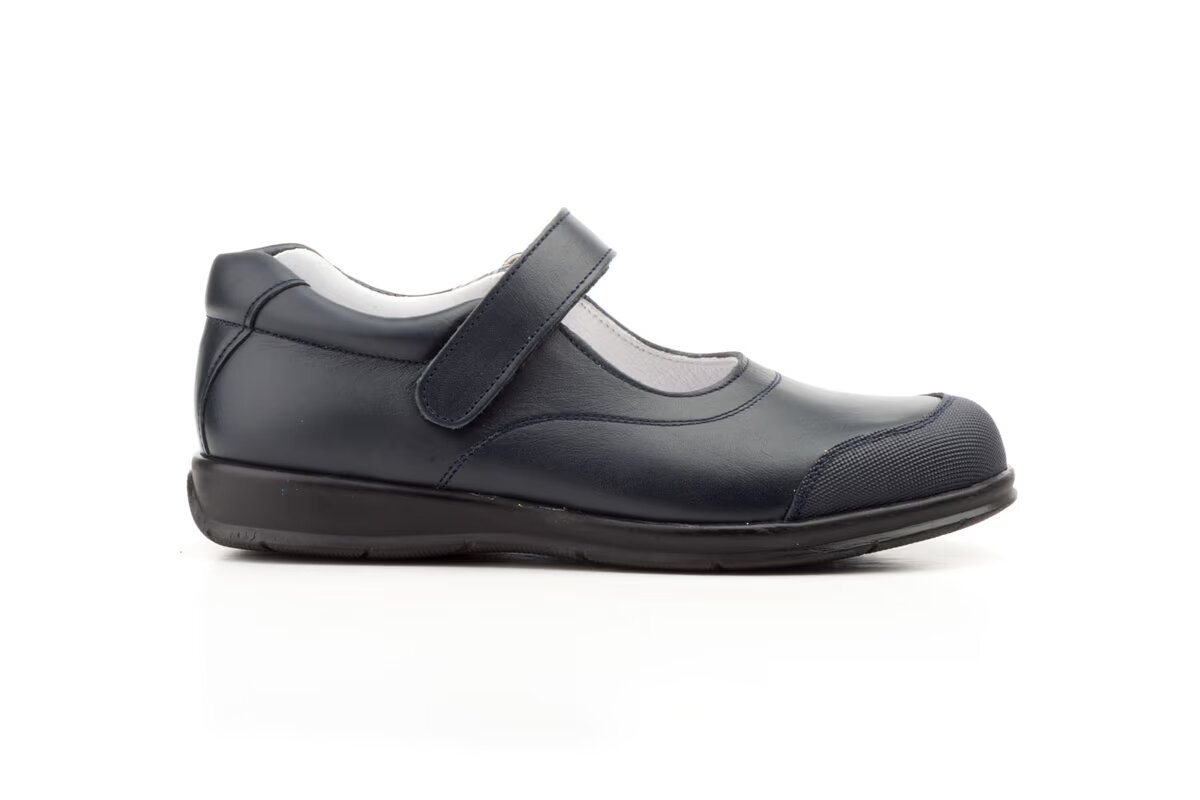 Mercedita colegial de piel con velcro para niña Tallas 26 a 42 Modelo 8029 Jam 4 Mercedita colegial de piel con velcro para niña Tallas 26 a 42 Modelo 8029 Jam - Imagen 4