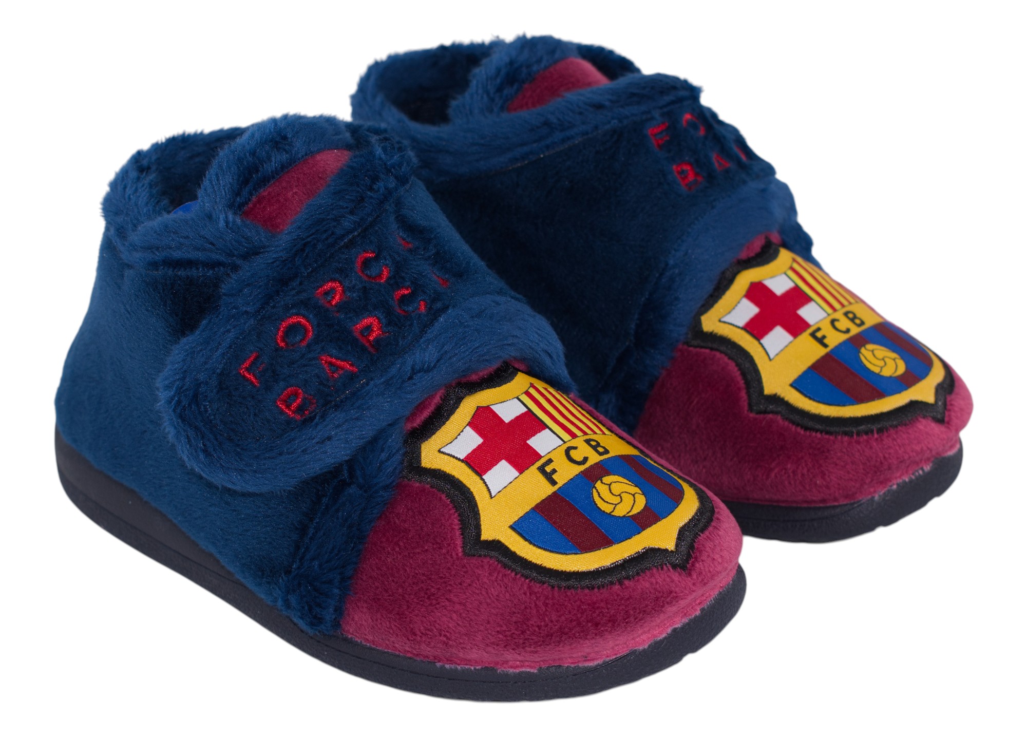 Zapatillas botín de casa infantiles Barcelona con velcro y suela antideslizante Tallas 20 a 30 Modelo CPC5Marpen