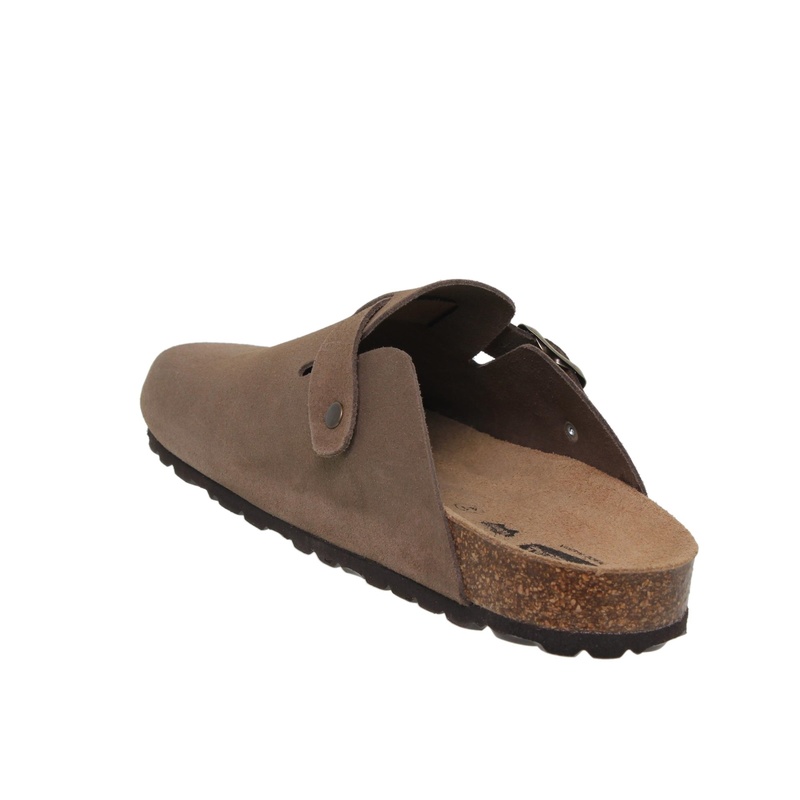 Zuecos unisex de piel serraje con hebilla ajustable y plantilla de corcho Made in Spain Tallas 40 a 46 Modelo Toronto Casual 7 Zuecos unisex de piel serraje con hebilla ajustable y plantilla de corcho Made in Spain Tallas 40 a 46 Modelo Toronto Casual - Image 7