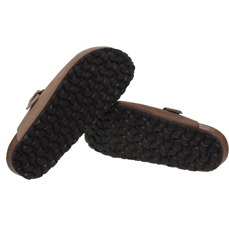 Zuecos unisex de piel serraje con hebilla ajustable y plantilla de corcho Made in Spain Tallas 40 a 46 Modelo Toronto Casual 5 Zuecos unisex de piel serraje con hebilla ajustable y plantilla de corcho Made in Spain Tallas 40 a 46 Modelo Toronto Casual - Image 5