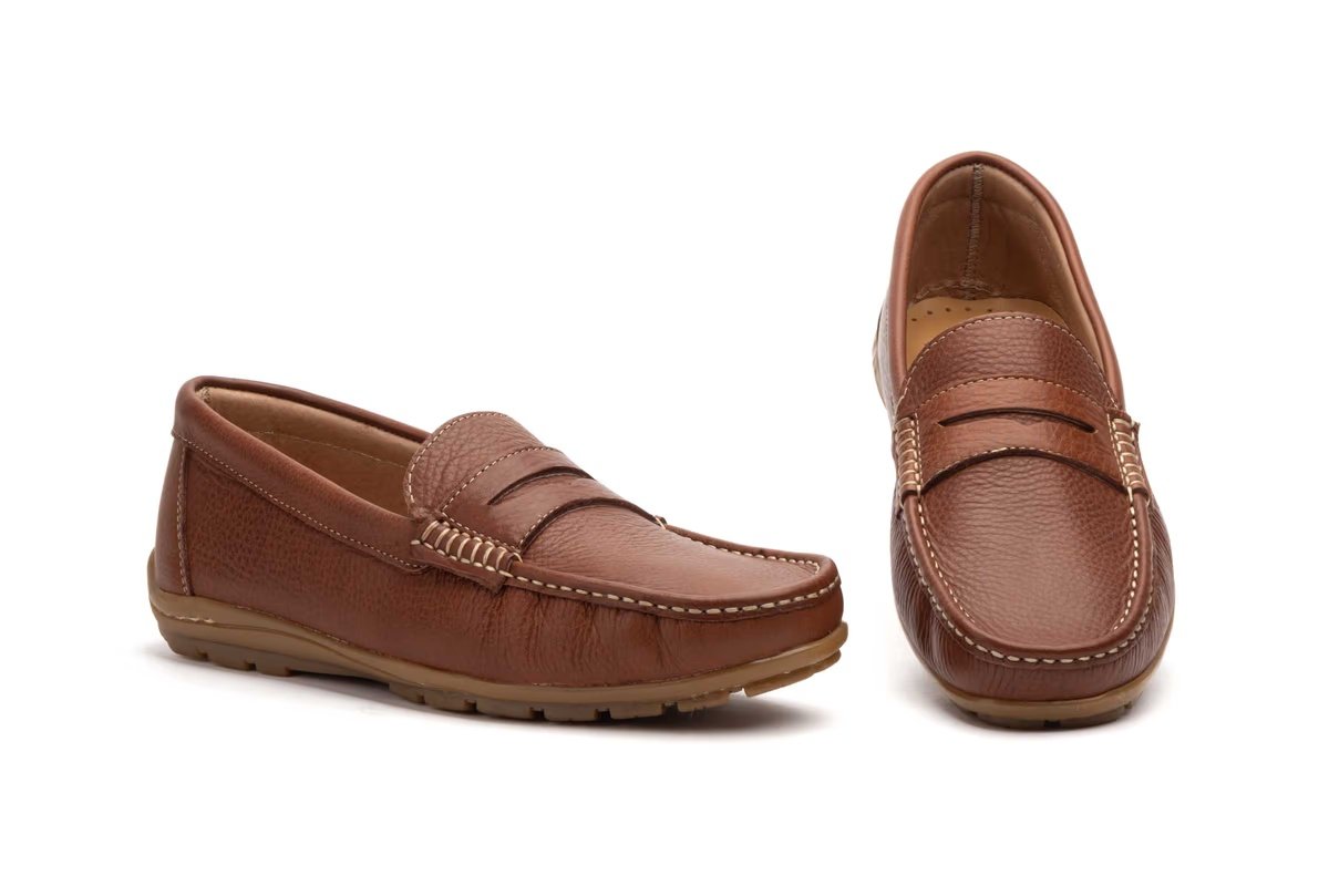 Mocasines de piel para hombre Tallas 39 a 46 Modelo 1008 Iberico Shoes