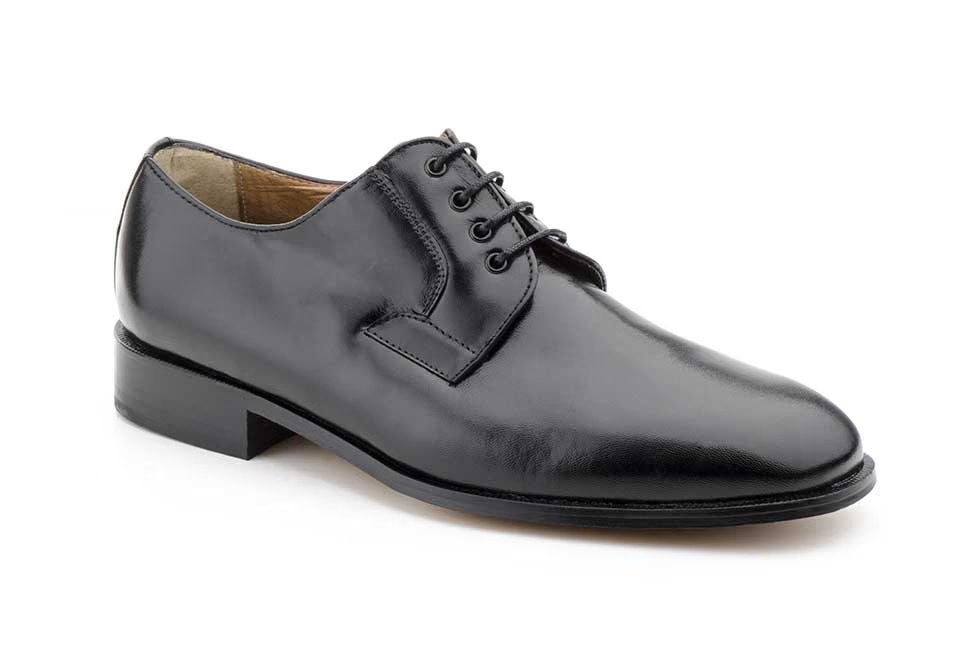 Zapatos de piel para hombre negros con cordones Tallas 37 a 46 Modelo 11 Nikkoe