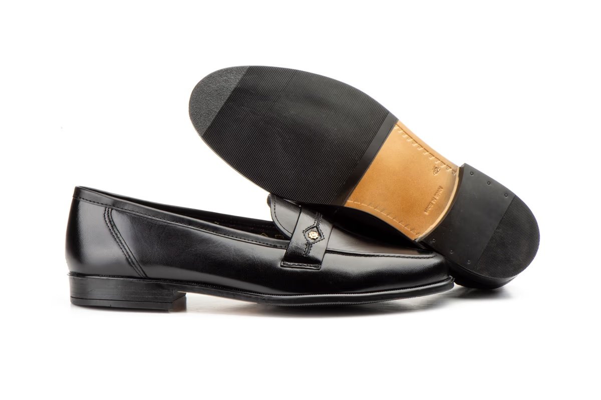 Mocasines de piel para hombre negros Tallas 38 a 46 Modelo 115 Katosines 3 Mocasines de piel para hombre negros Tallas 38 a 46 Modelo 115 Katosines - Imagen 3