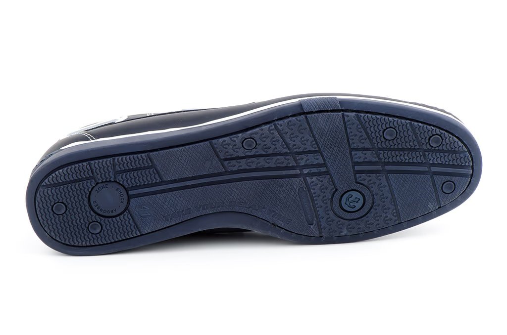 Náuticos de piel para hombre marino con cordones Tallas 39 a 45 Modelo 140n Jam 3 Náuticos de piel para hombre marino con cordones Tallas 39 a 45 Modelo 140n Jam - Imagen 3
