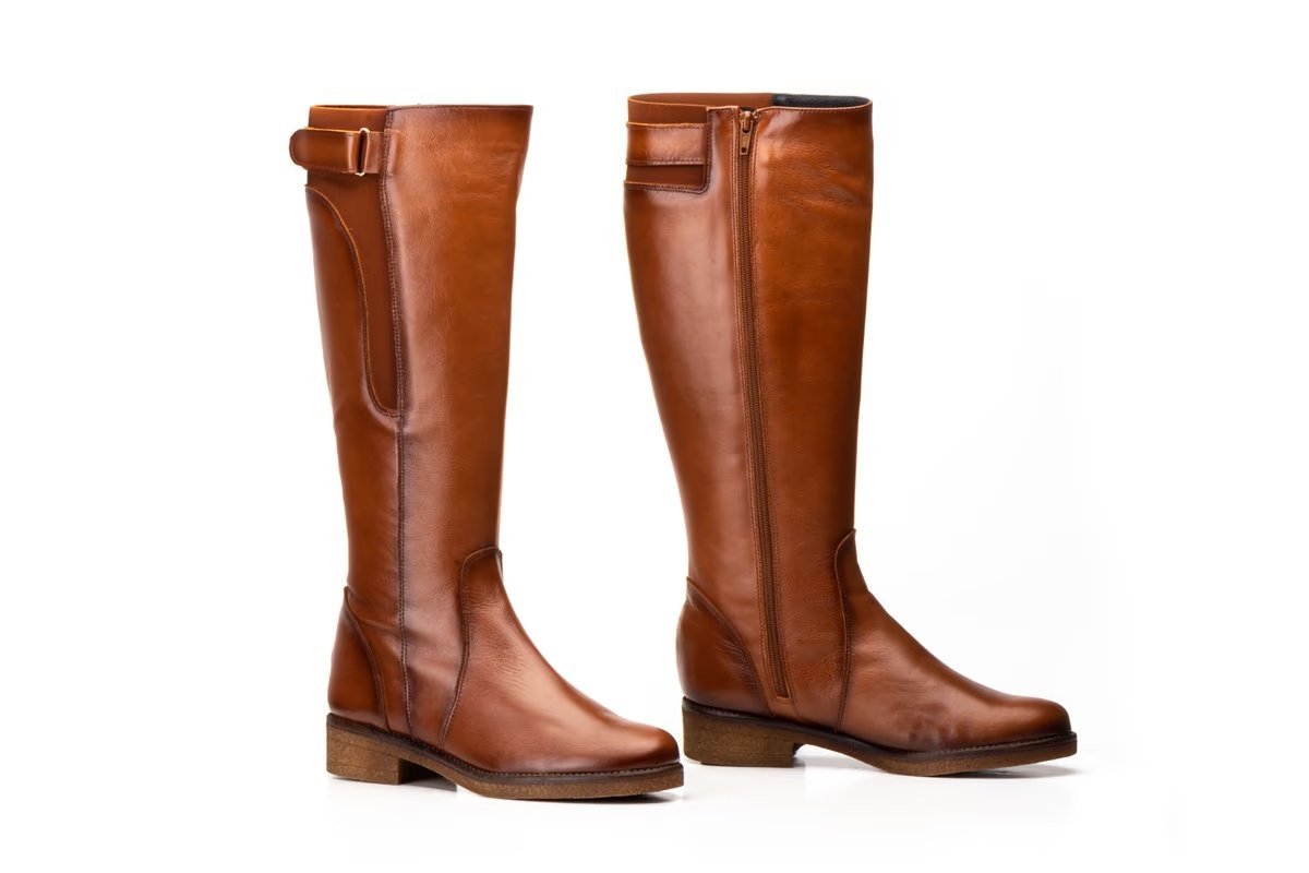 Botas Mujer Piel Cuero Caña Alta modelo 1017 Jam