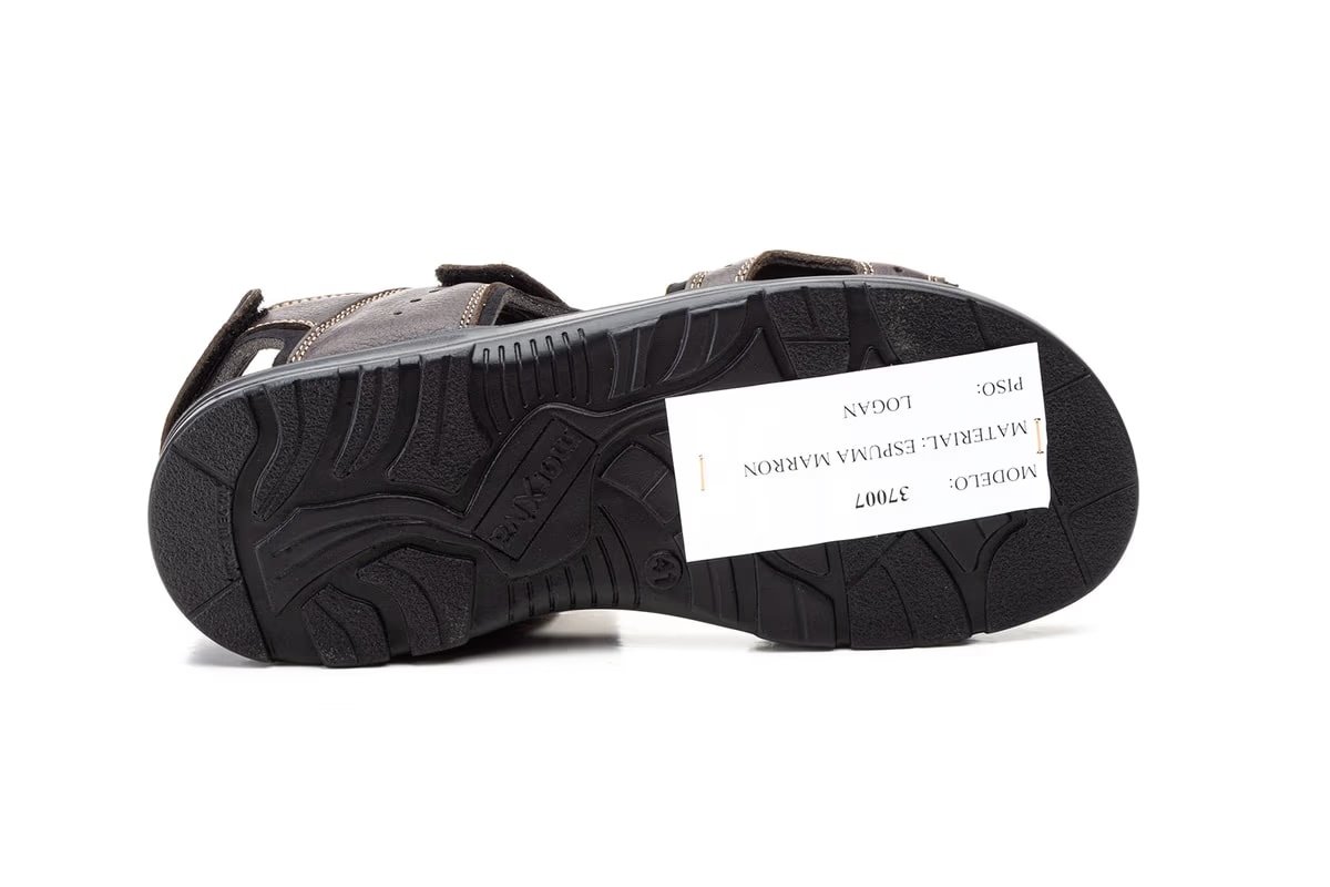 Sandalias de piel para hombre en tallas grandes modelo 37007TG Morxiva 4 Sandalias de piel para hombre en tallas grandes modelo 37007TG Morxiva - Imagen 4
