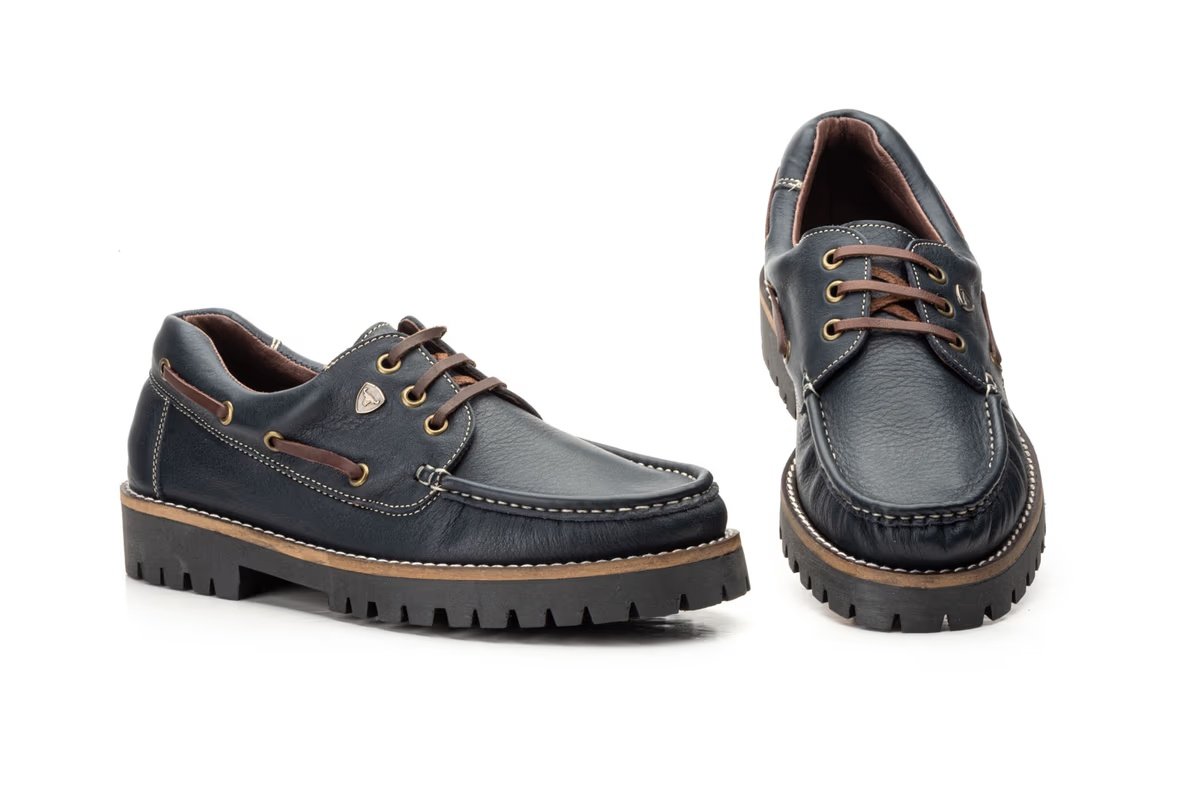 Zapatos náuticos de piel para hombre modelo 4200 Jam