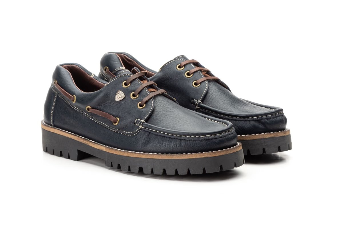 Zapatos náuticos de piel para hombre modelo 4200 Jam 3 Zapatos náuticos de piel para hombre modelo 4200 Jam - Imagen 3