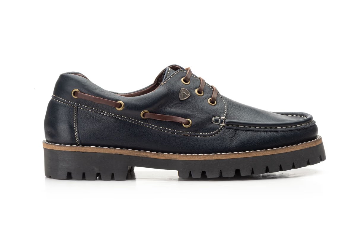 Zapatos náuticos de piel para hombre modelo 4200 Jam 4 Zapatos náuticos de piel para hombre modelo 4200 Jam - Imagen 4