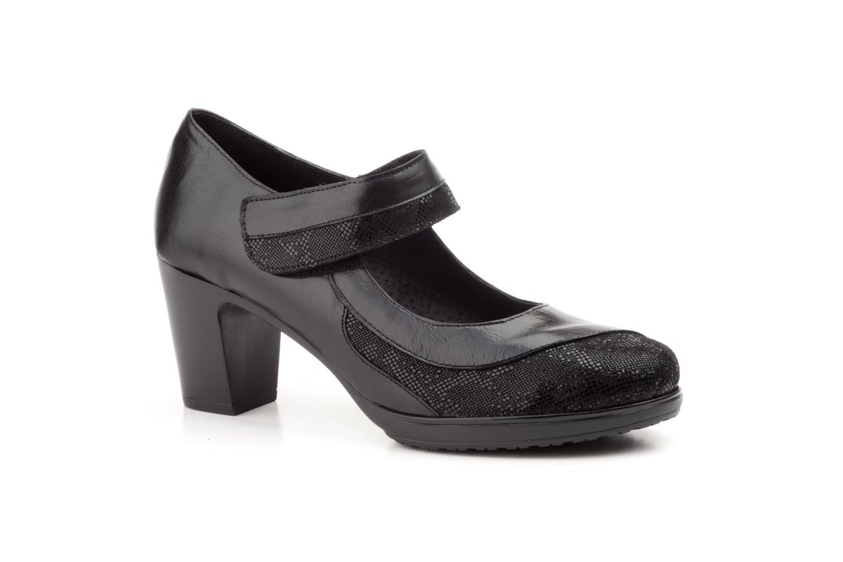 Zapatos Mujer Piel Negro modelo 5016 Jam